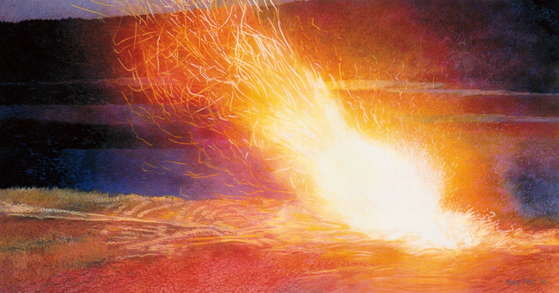 Burning the Rhododendron (Rhododendron en flammes), 1990