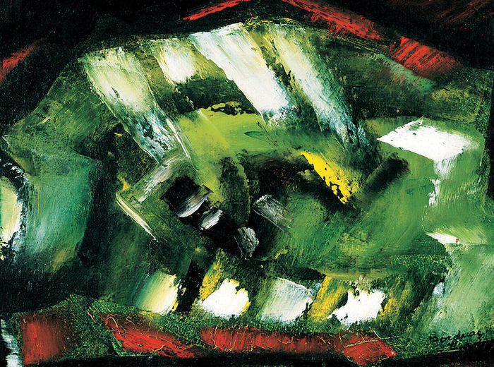Paul-Émile Borduas, Green Abstraction, 1941