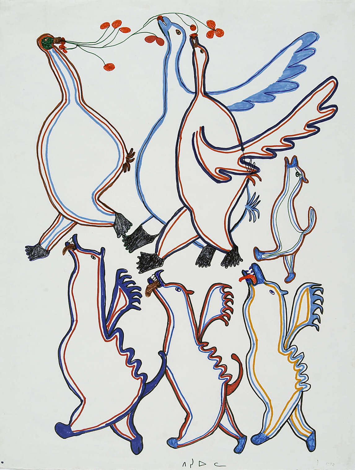Sticker for Sale avec l'œuvre « Un oiseau qui vole dans le ciel » de  l'artiste SwamiArt23