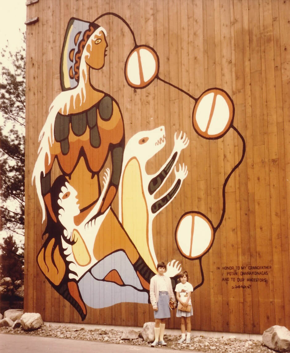 Art Institute Canada, Norval Morrisseau’s mural for the Indians of Canada Pavilion at Expo 67