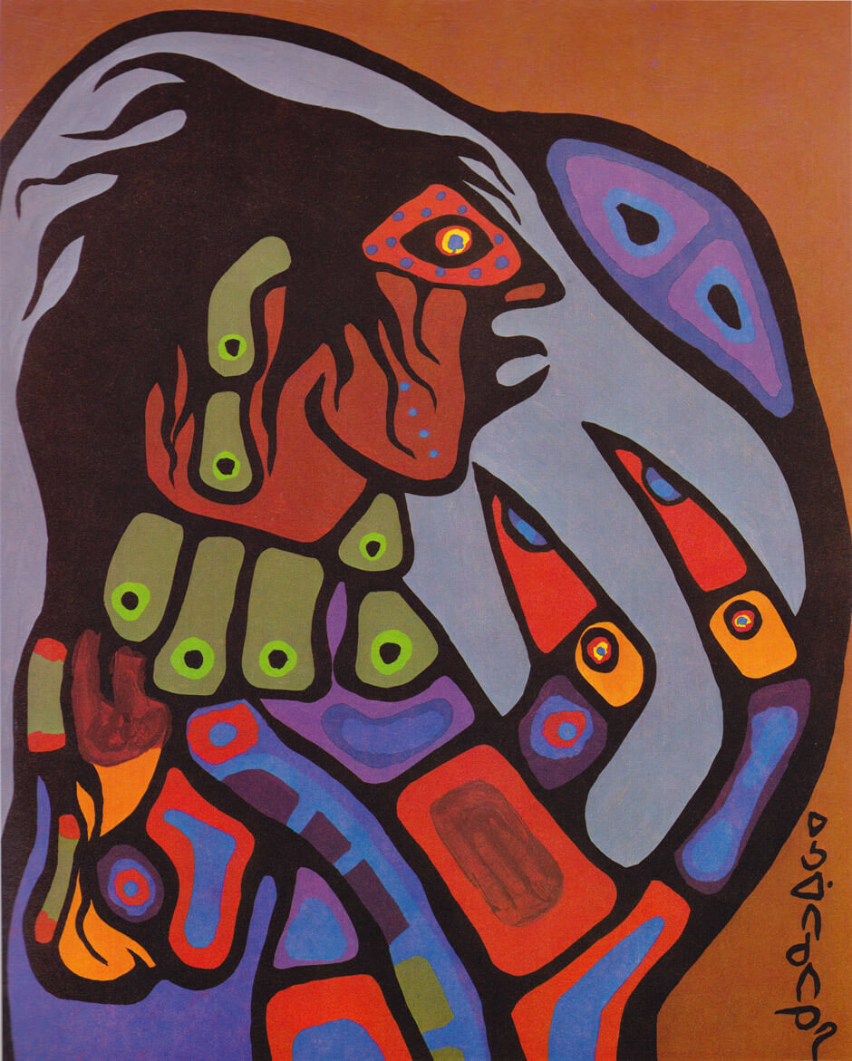 Art Canada Institute, Norval Morrisseau, Ojibway Shaman Figure, 1975