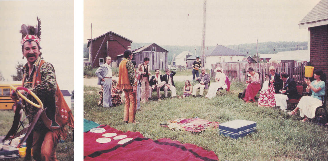 Art Canada Institute, Norval Morrisseau, Tea Party at Beardmore, 1979