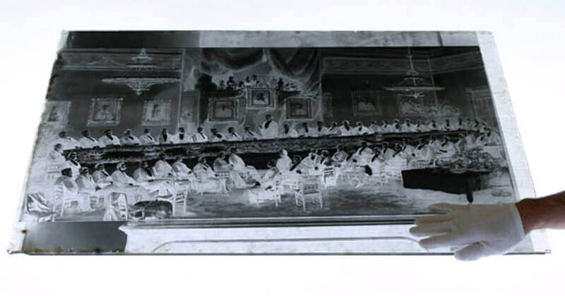 Art Canada Institute, an example of a glass plate negative from the studio of Notman's Ottawa partner, William James Topley, approx. 50 x 90 cm