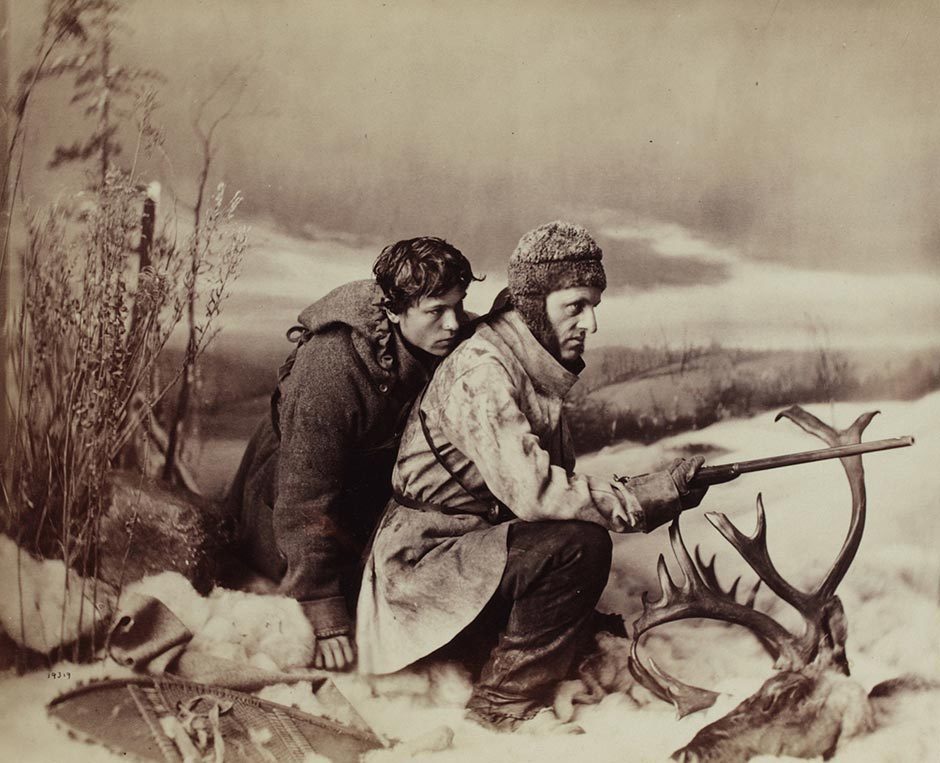Art Canada Institute, William Notman, Caribou Hunting, The Chance Shot, 1866