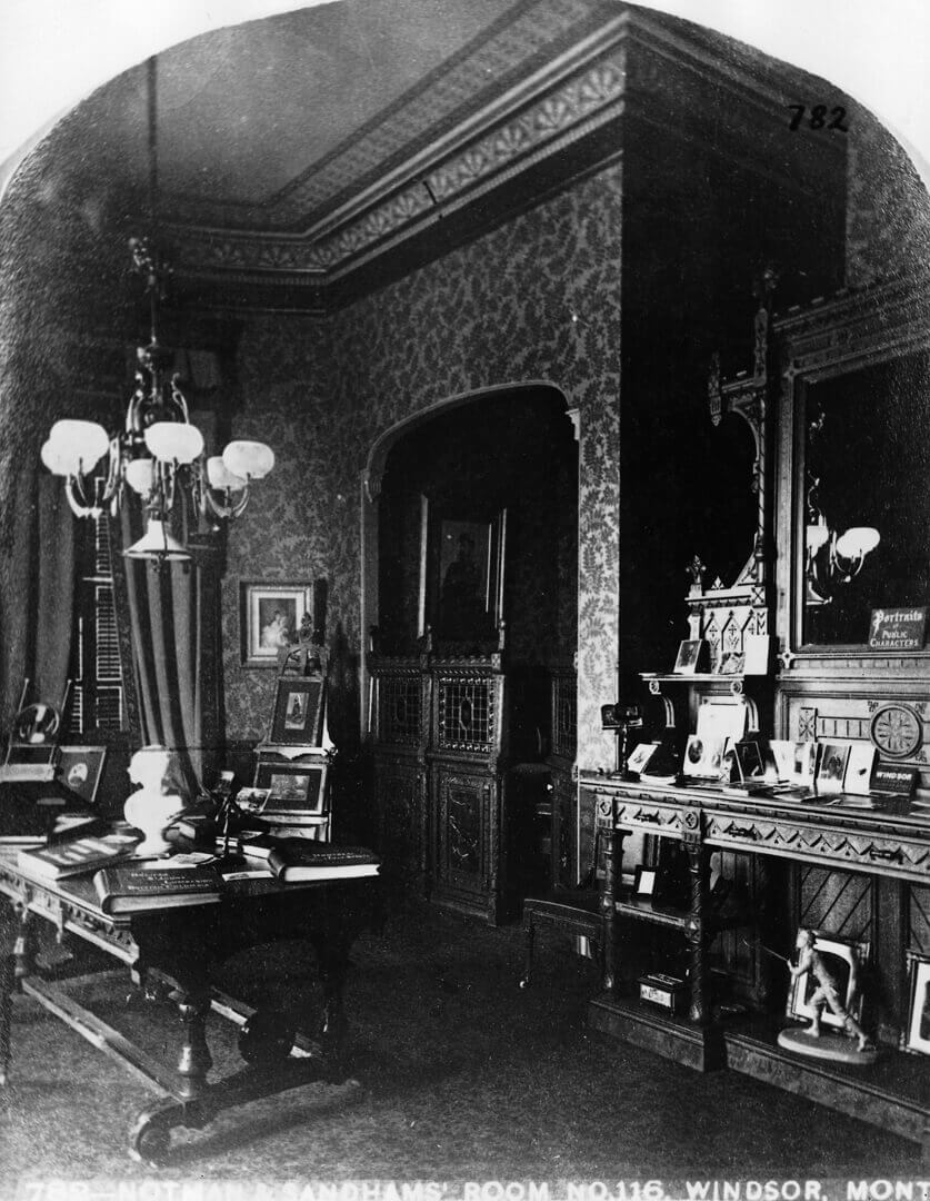Art Canada Institute, William Notman, Notman & Sandham's Room, Windsor Hotel, 1878