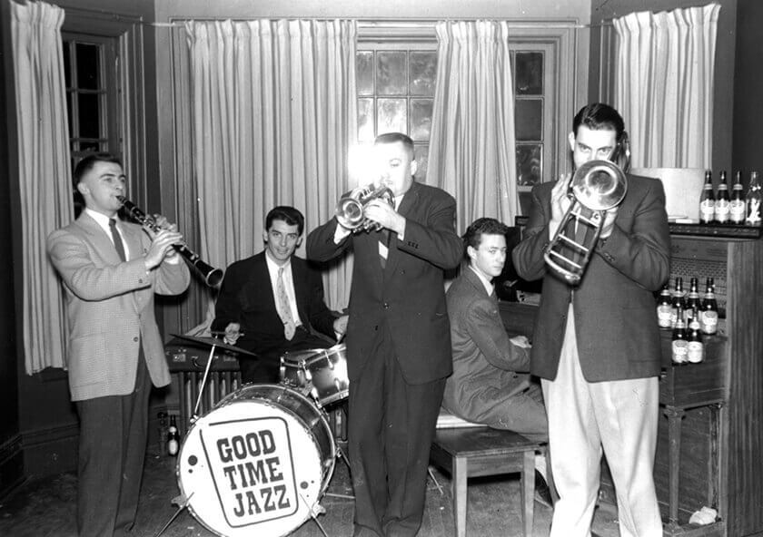 Art Canada Institute, Michael Snow, Ken Dean's jazz band Hot Seven, 1955