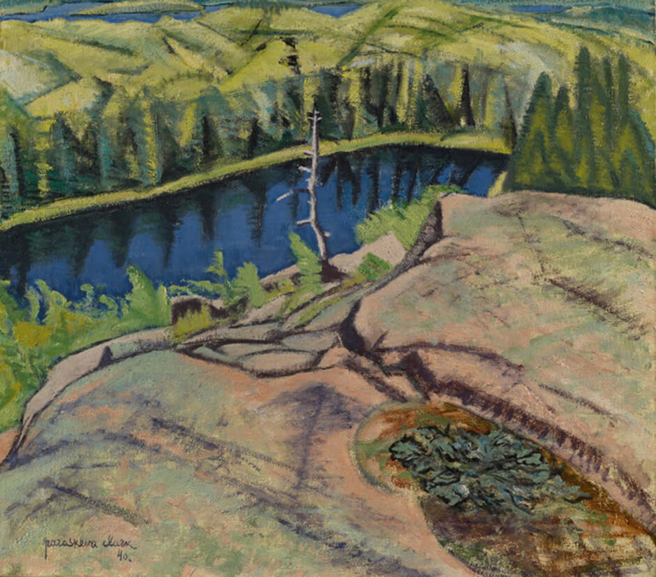 Paraskeva Clark, Landscape with Lake, 1940 