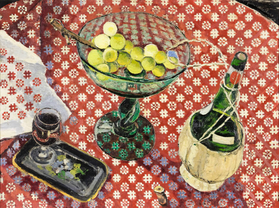 Art Canada Institute, Paraskeva Clark, Still Life with Alabaster Grapes, 1956