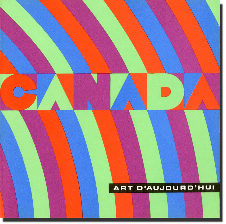 Art Canada Institute, Greg Curnoe, Cover of Canada: Art d’aujourd’hui, Paris: Musée national d’art moderne, 1968