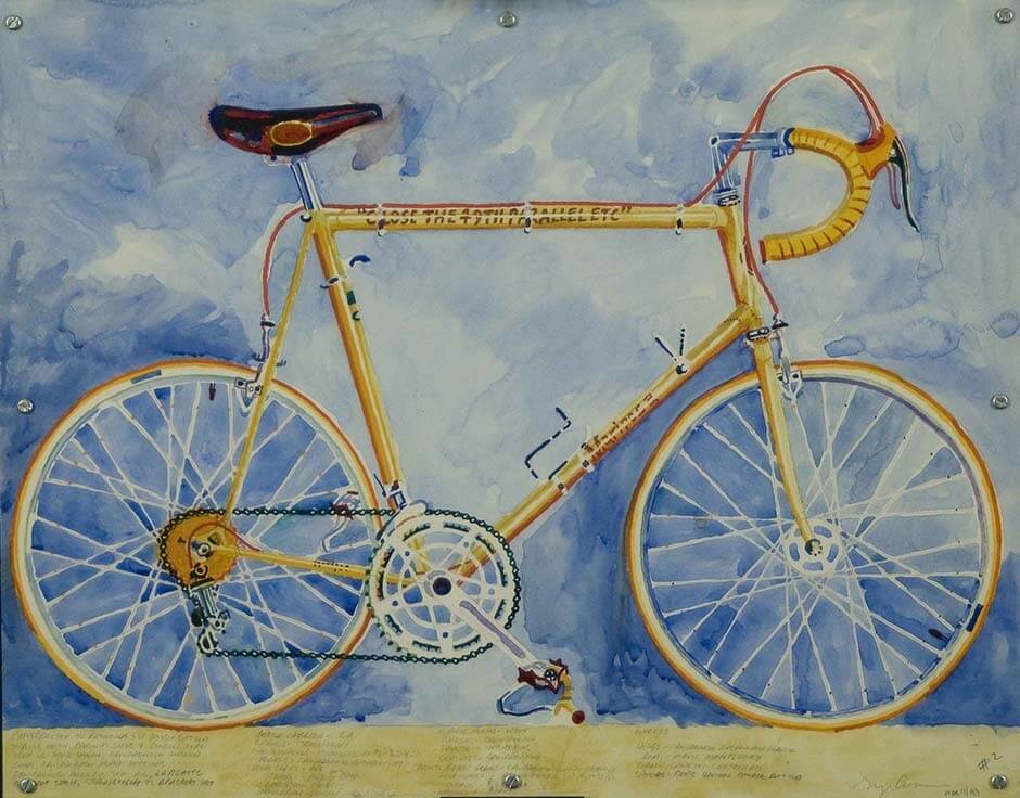 Art Canada Institute, Greg Curnoe, Bicycle #2, 1973