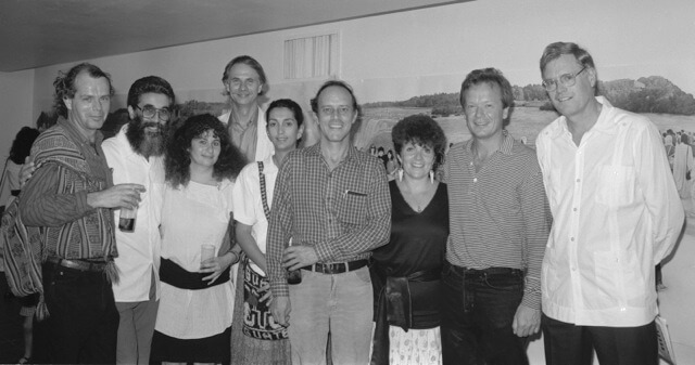 Art Canada Institute, Greg Curnoe, Greg Curnoe and others at an exhibition of artists from London, Ontario, at Casa de las Américas, Havana, Cuba, 1988