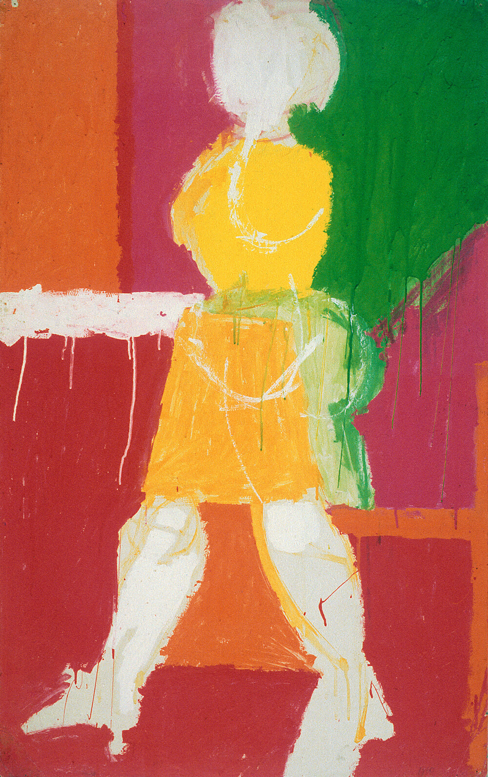 Art Canada Institute, Greg Curnoe, Untitled (Full-Length Walking Woman) (Sans titre [femme marchant, pleine longueur]), v. 1960