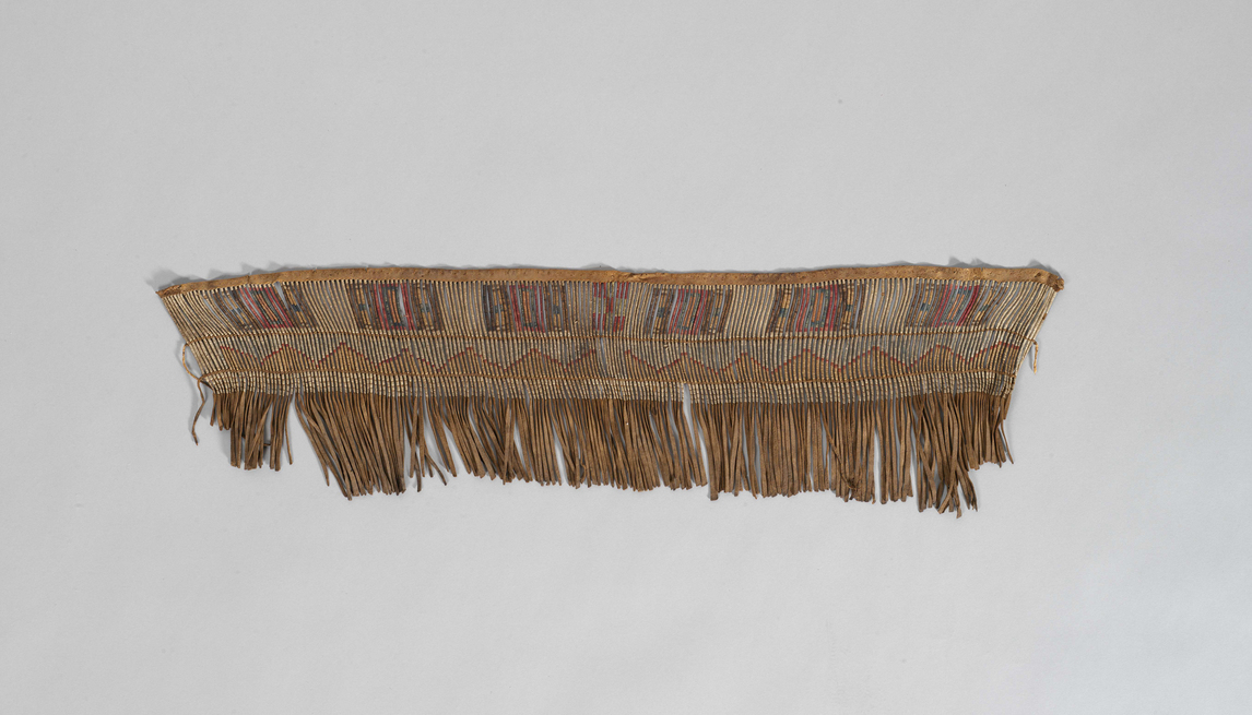 Art Canada Institute, Paul Kane, Fringe, possibly for a dress, possibly Plains Cree, collected by Kane c. 1845