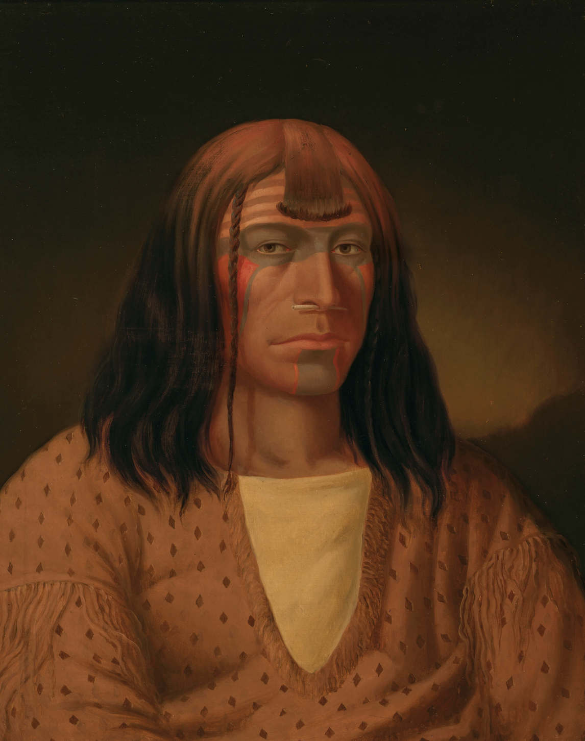 Art Canada Institute, Paul Kane, Nesperces Indian, Nez Perce, c. 1849–56