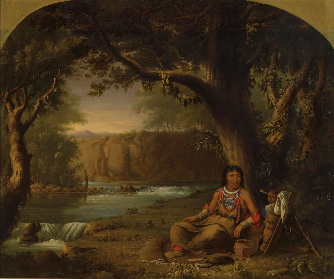 Art Canada Institute, Paul Kane, The Constant Sky, Saulteaux, c. 1849–56
