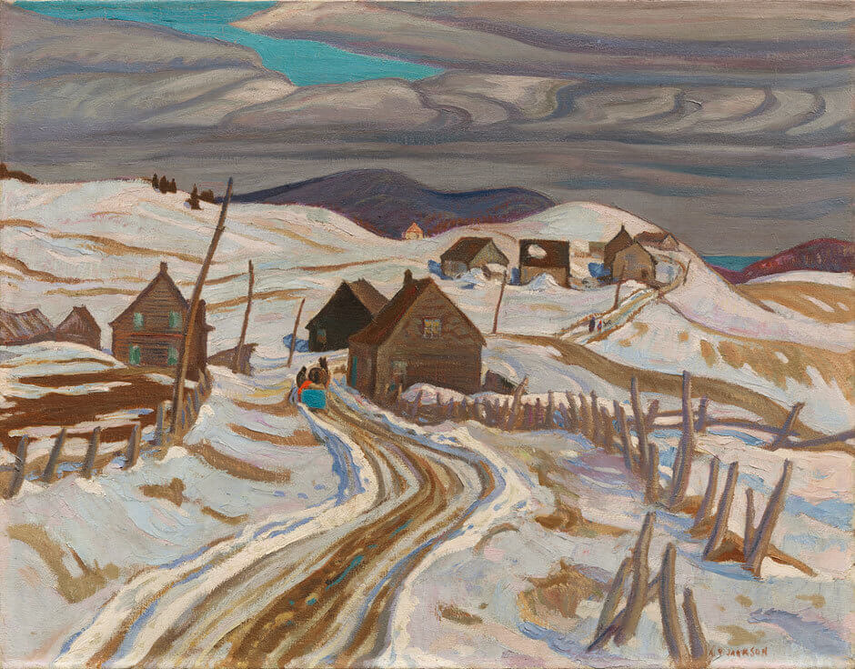 Art Canada Institute, Jock Macdonald, The Road to St. Fidele, by A.Y. Jackson, 1929–30