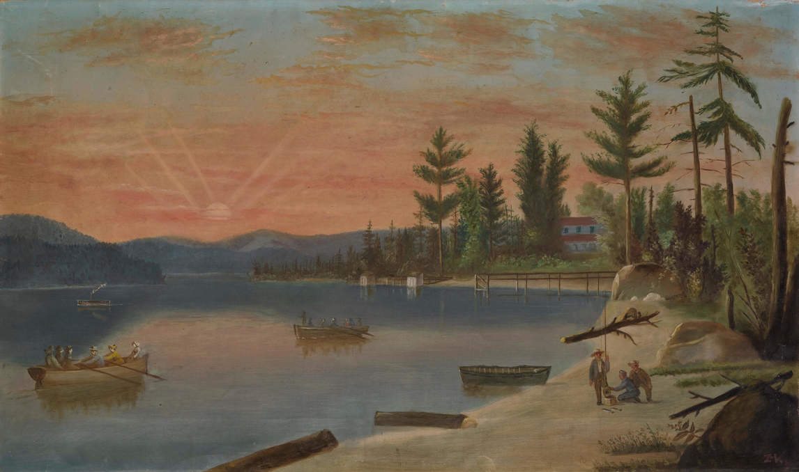 Art Canada Institute, Zacharie Vincent, Lake Saint-Charles, c. 1860