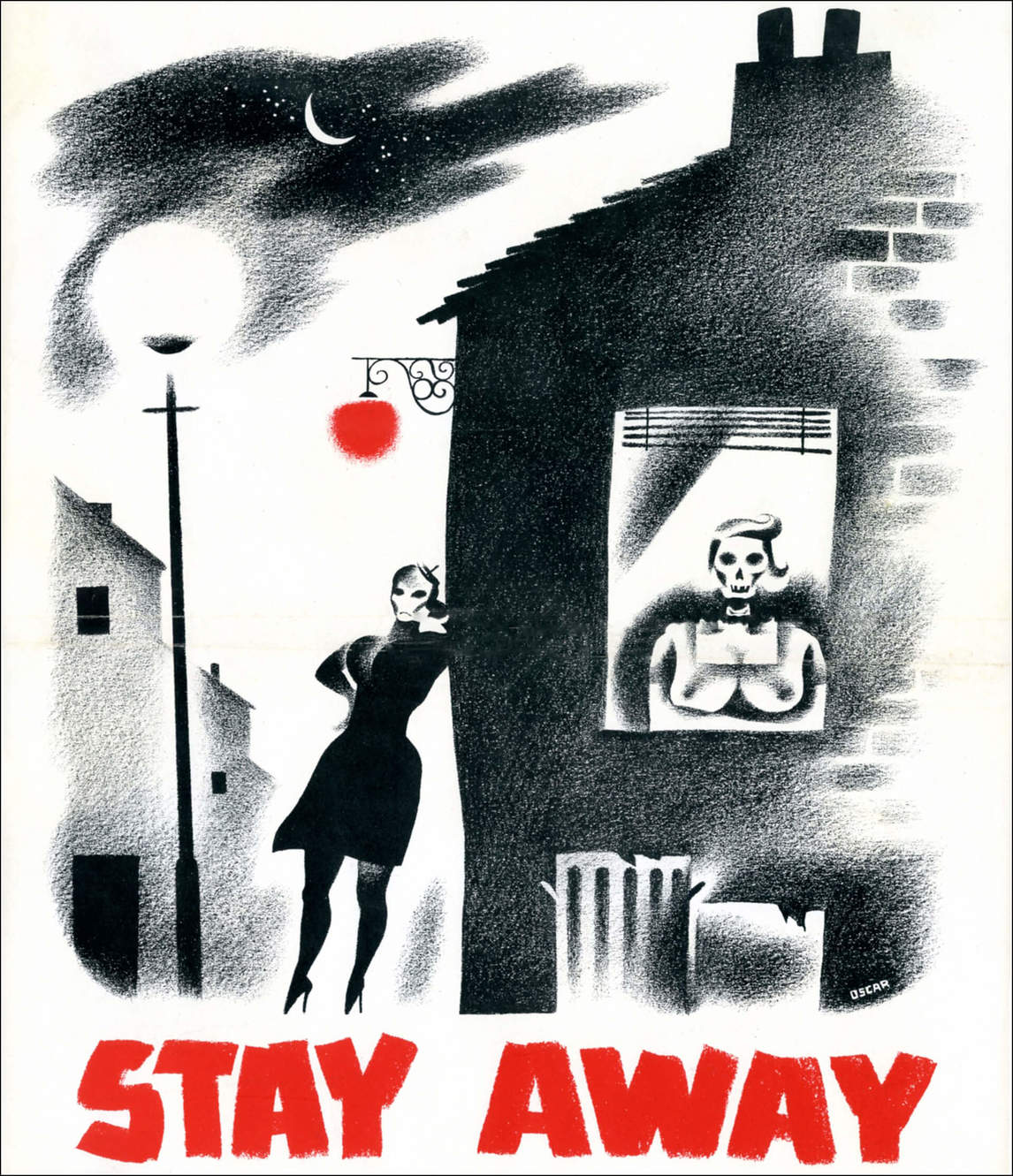 Art Canada Institute, Oscar Cahen poster warning against venereal disease, c. 1944