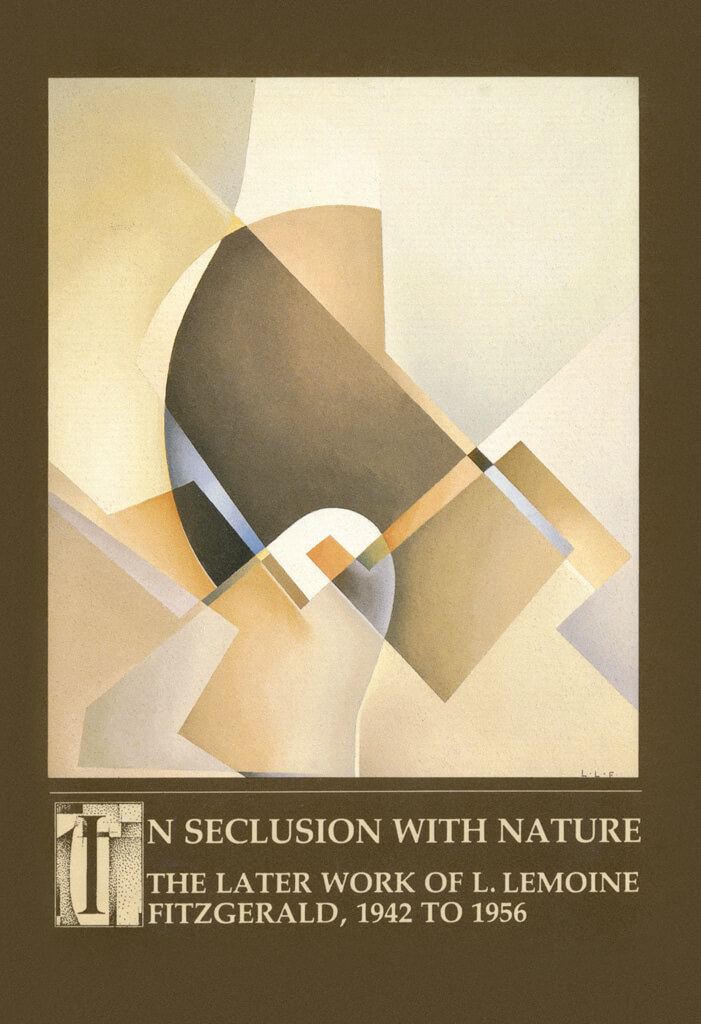 Art Canada Institute, cover of exhibition catalogue In Seclusion with Nature: The Later Work of L. LeMoine FitzGerald, 1942 to 1956, Winnipeg Art Gallery (1988), featuring Lionel LeMoine FitzGerald, Composition (Untitled Abstract), c. 1952