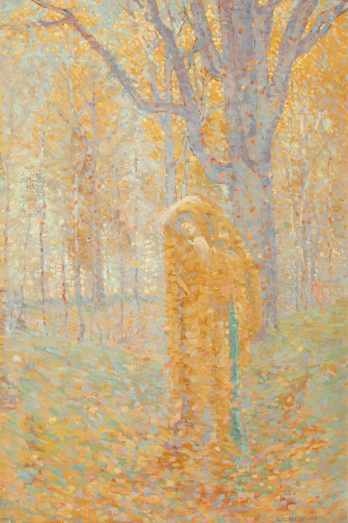 Art Canada Institute, Lionel LeMoine Fitzgerald, Figure in the Woods, 1920