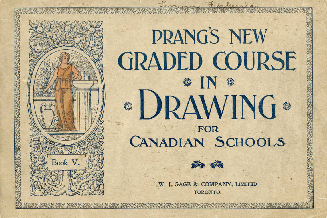 Art Canada Institute, Lionel LeMoine Fitzgerald,  Prang’s New Graded Course in Drawing for Canadian Schools, Livre V, Toronto, W.J. Gage and Company, Ltd., 1901