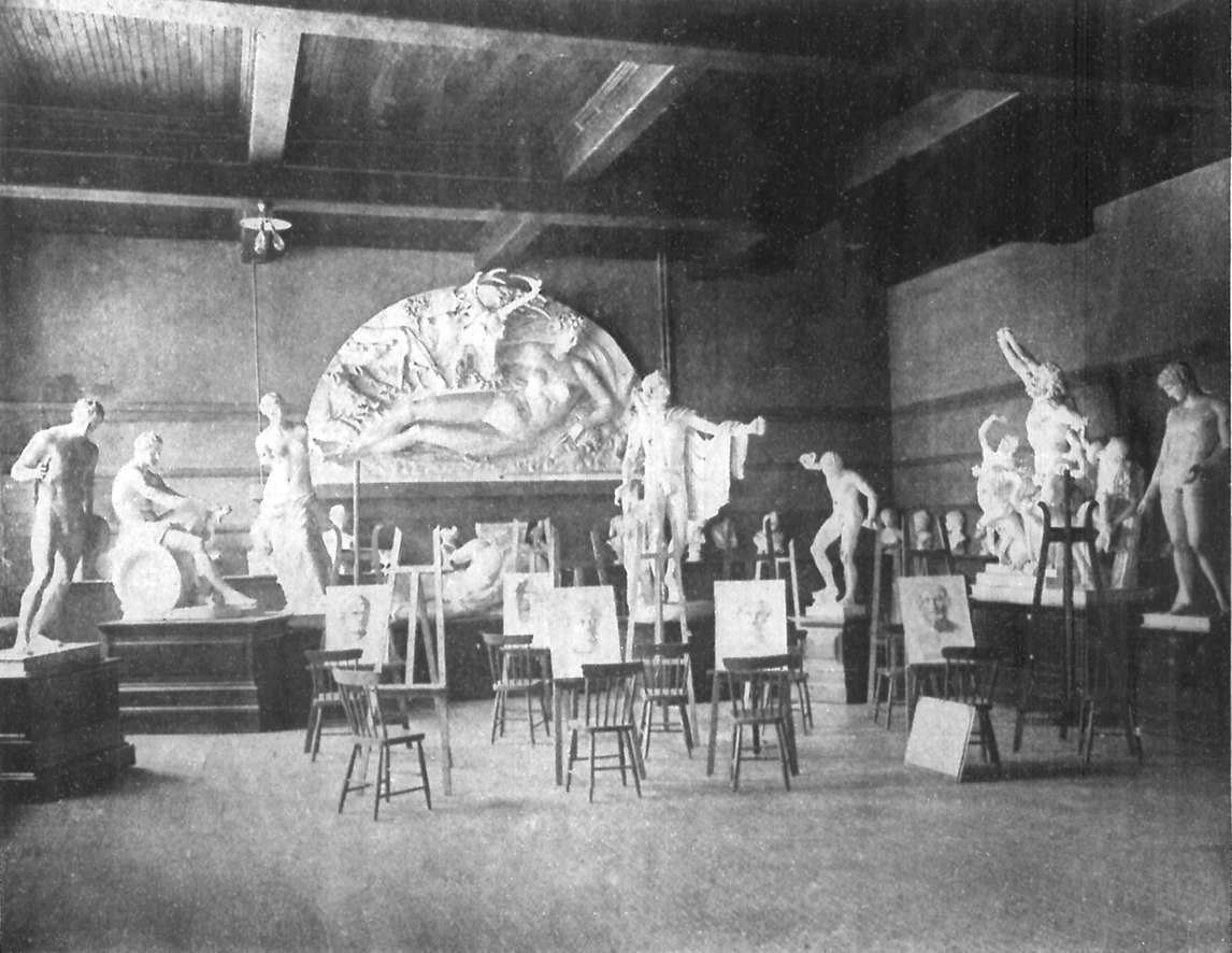Art Association of Montreal sculpture room, 1905