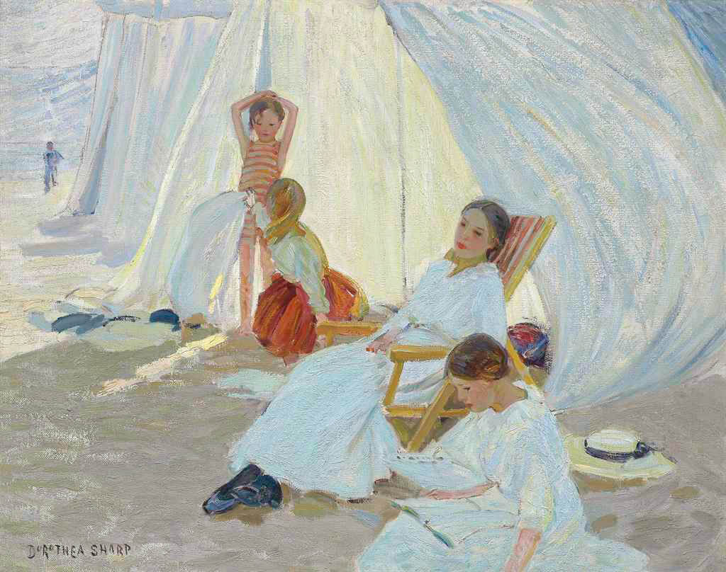 A Day by the Sea, 1914, Dorothea Sharp