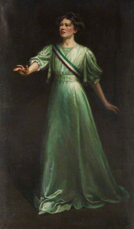 Dame Christabel Pankhurst, 1909, Ethel Wright