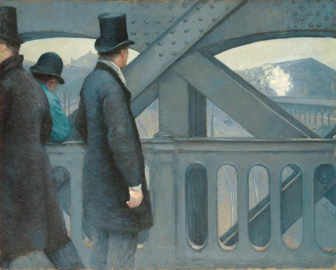 On the Pont de l’Europe, 1876–77, Gustave Caillebotte