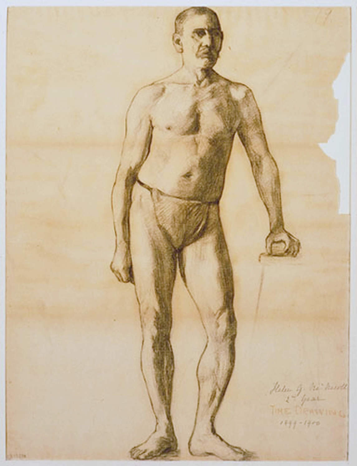 Male Nude, 1899–1900, Helen McNicoll