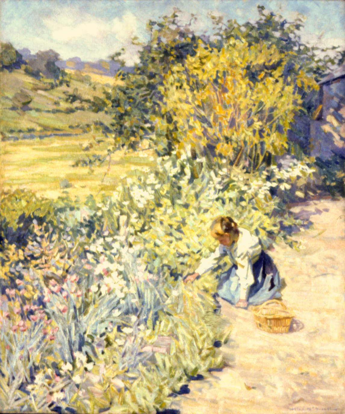 Gathering Flowers, c. 1911, Helen McNicoll