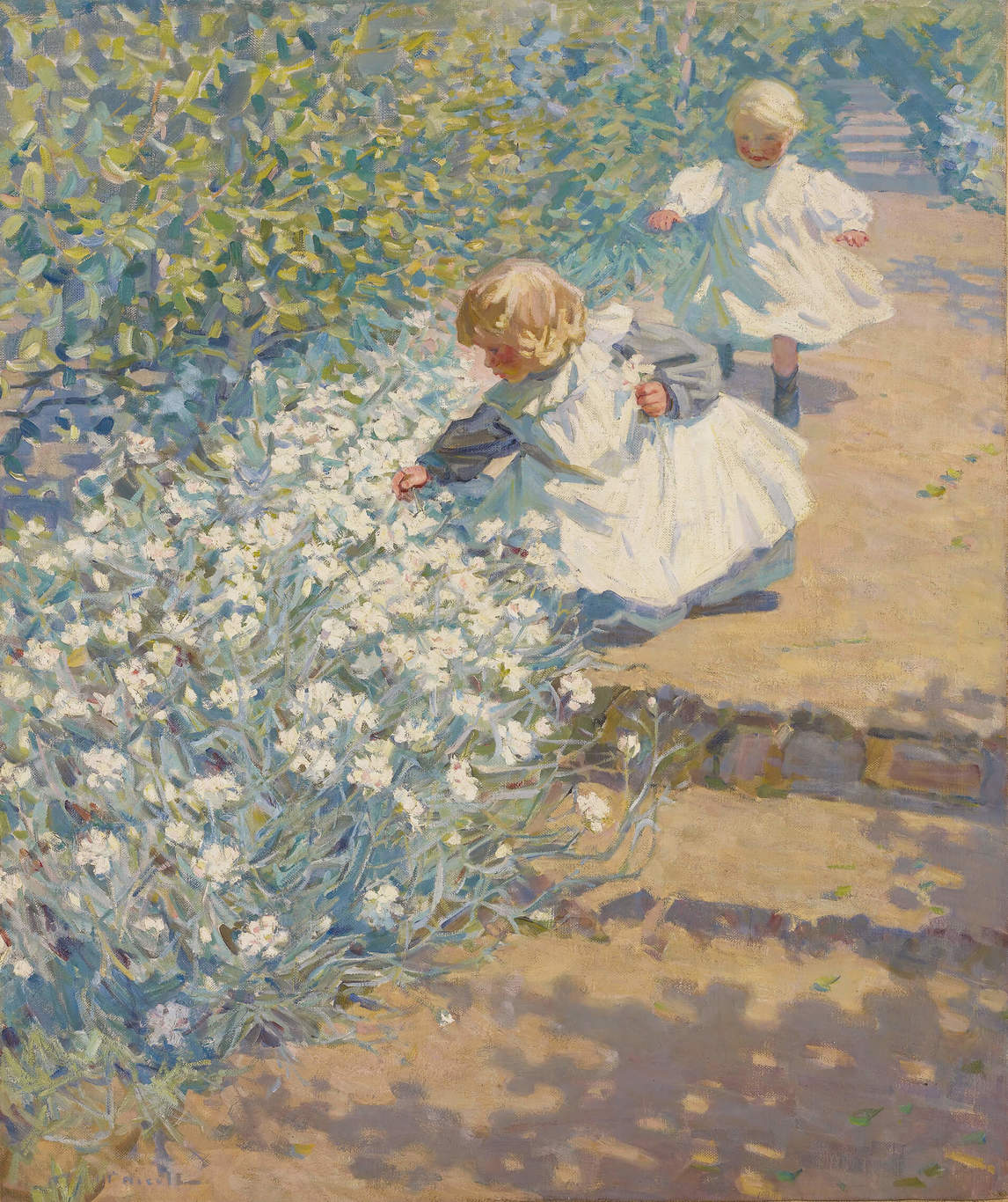 Picking Flowers, c. 1912, Helen McNicoll