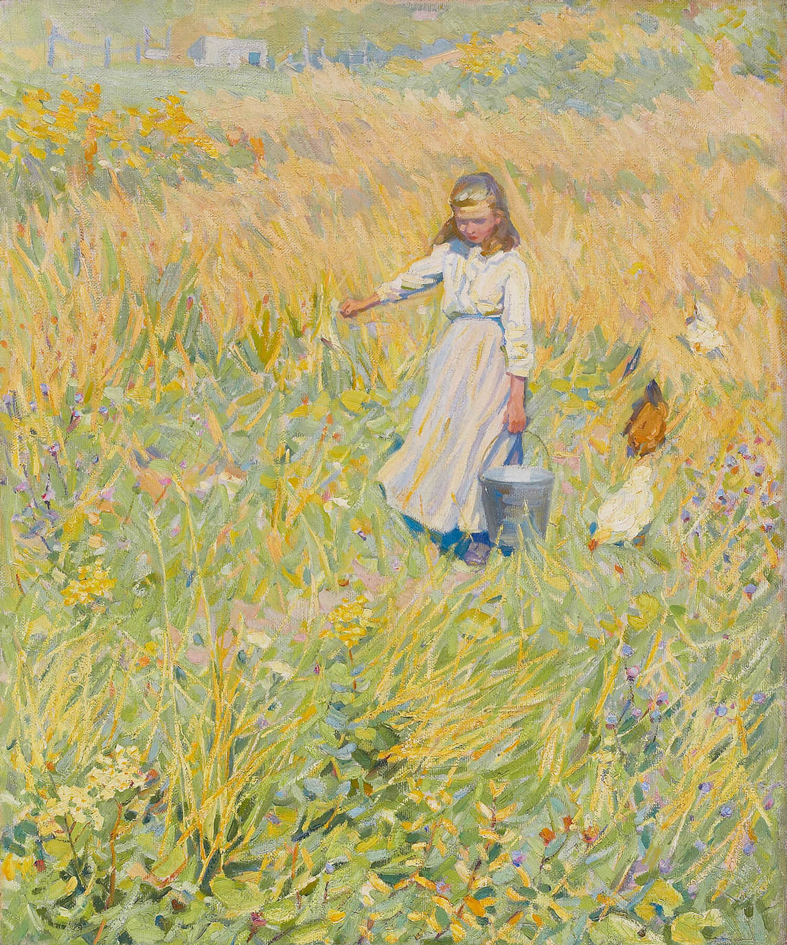 The Little Worker, c. 1907, Helen McNicoll