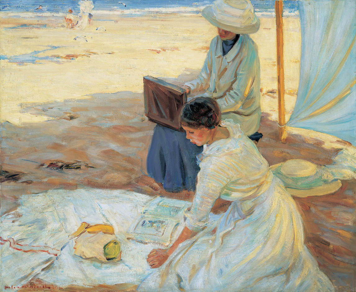Under the Shadow of the Tent, 1914, Helen McNicoll