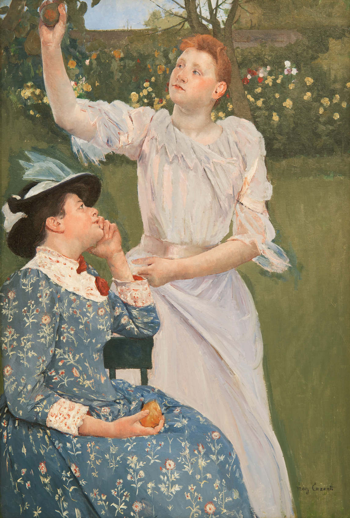 Young Women Picking Fruit, 1891, Mary Cassatt