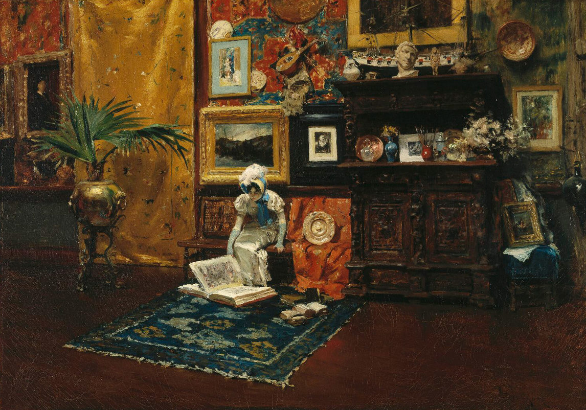 Studio Interior, c. 1882, William Merritt Chase