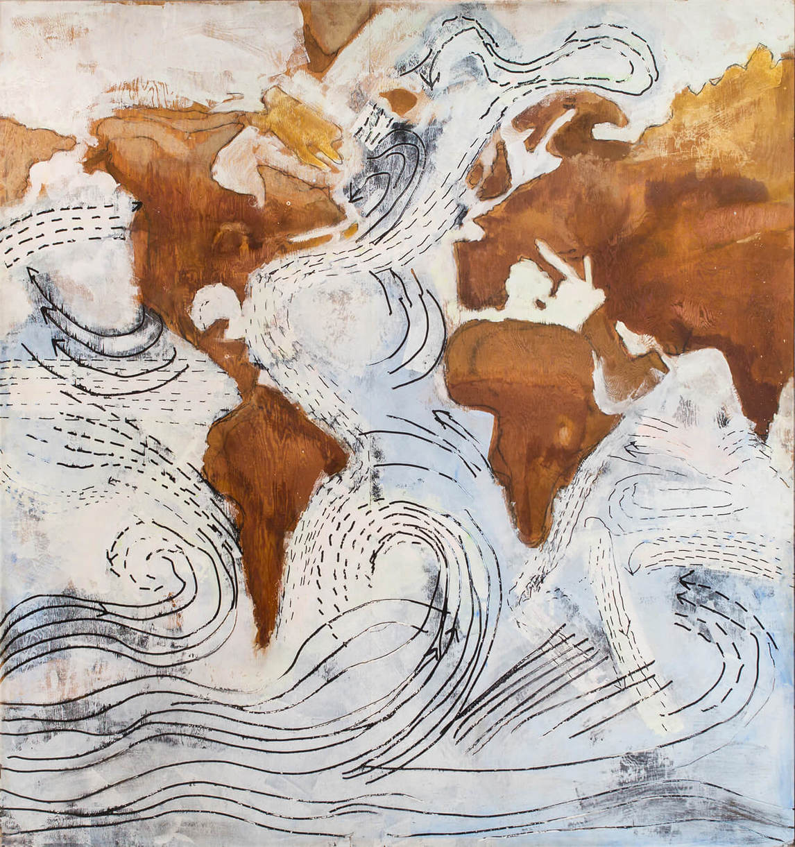 Ocean Currents, 1977, by Paterson Ewen