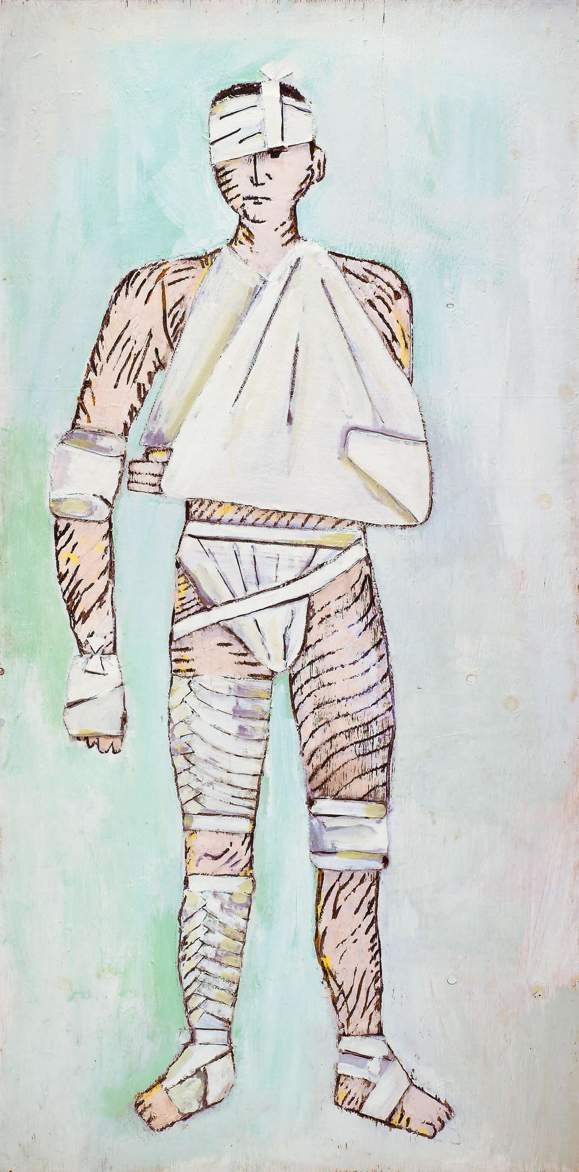 L’homme aux bandages, 1973, par Paterson Ewen