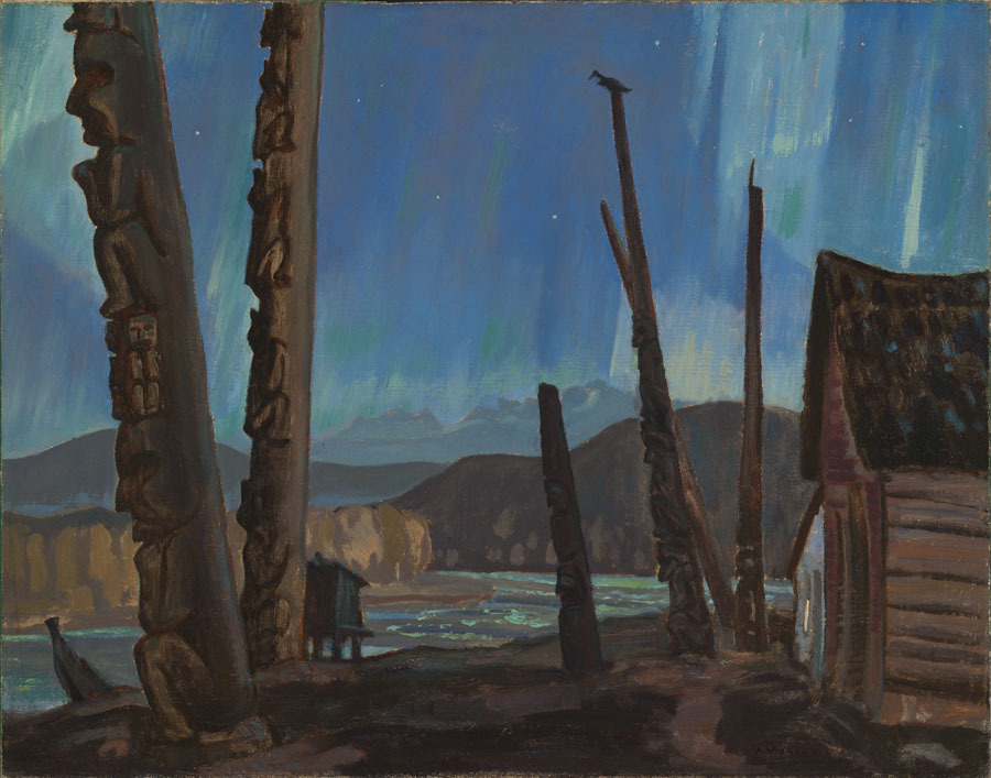 Art Canada Institute, A.Y. Jackson, Night on the Skeena River, 1926