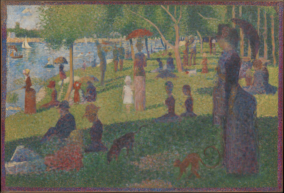 Art Canada Institute, Georges Seurat, Étude pour « Un dimanche à la Grande Jatte », 1884