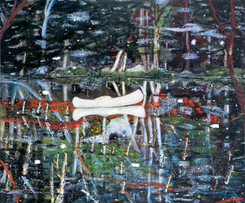 Art Canada Institute, Peter Doig, White Canoe, 1990–91