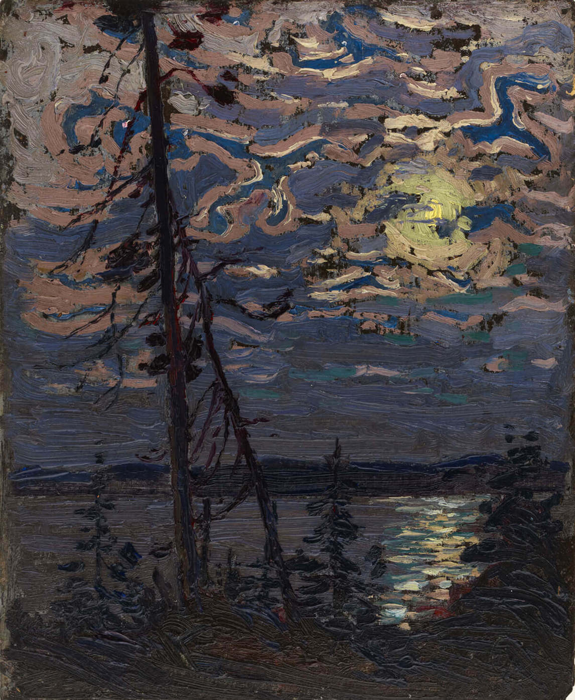 Art Canada Institute, Tom Thomson, Clair de lune, v. 1913-1914