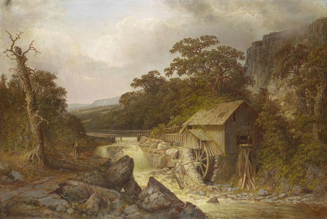 The Pioneer Mill (La vieille scierie), 1880