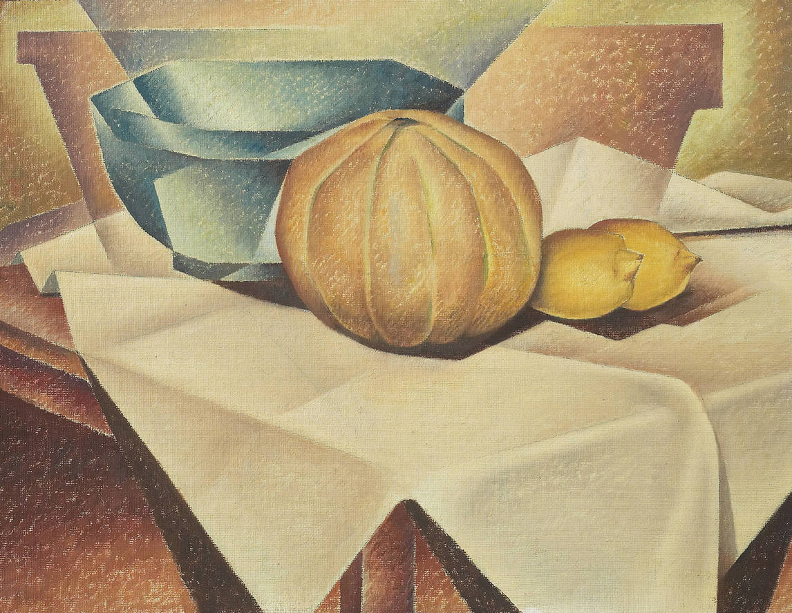 Art Canada Institute, Bertram Brooker, Still Life with Lemons, c.1936