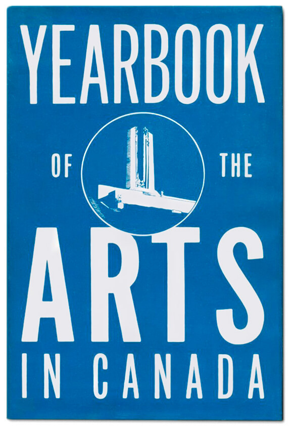 Couverture du Yearbook of the Arts in Canada, 1936