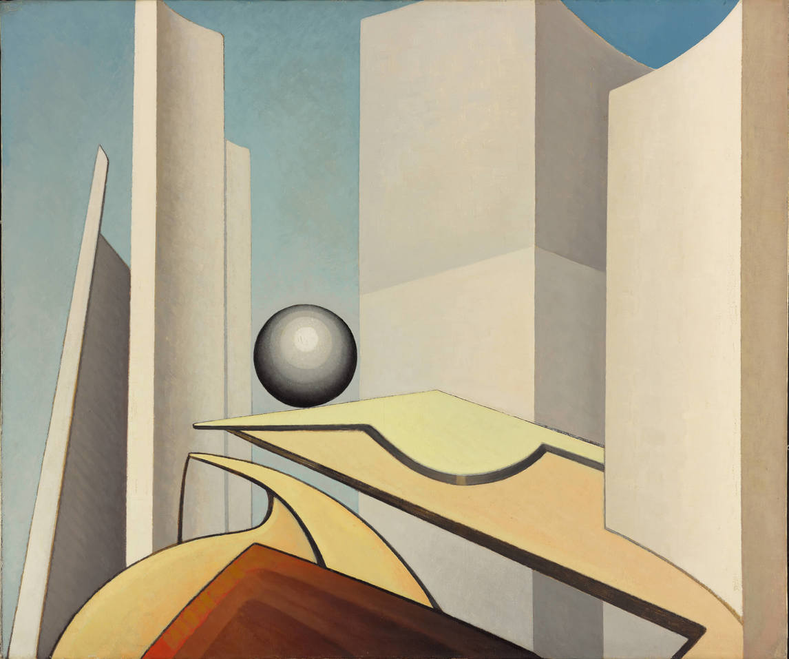  Poise (Composition 4) (Élégance [composition 4]), 1936, de Lawren Harris