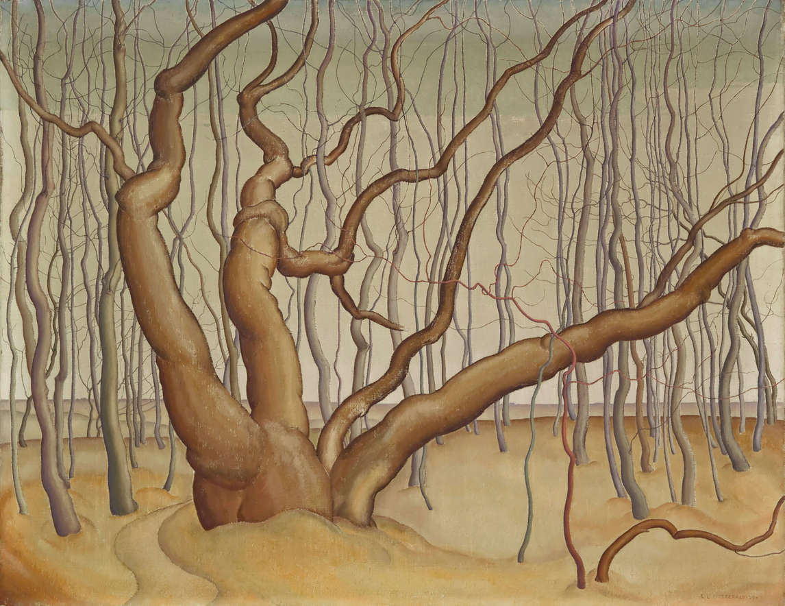 Poplar Woods (Poplars) (Bois de peupliers [Peupliers]), 1929, de Lionel LeMoine FitzGerald