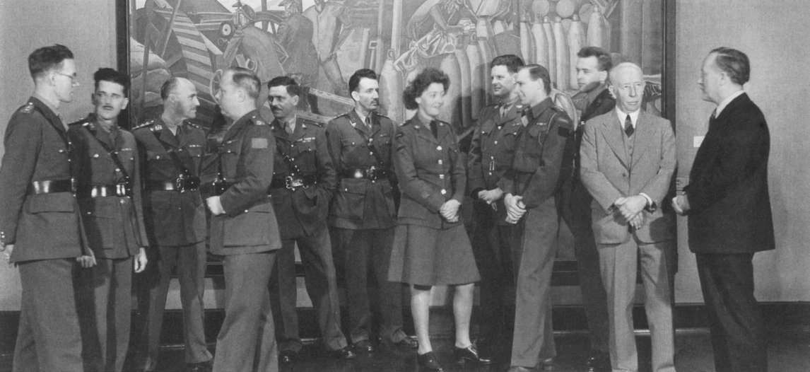 Artistes de guerre officiels du Canada, 1945