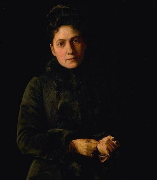  Portrait of Mary Hiester Reid, 1885, by George Agnew Reid