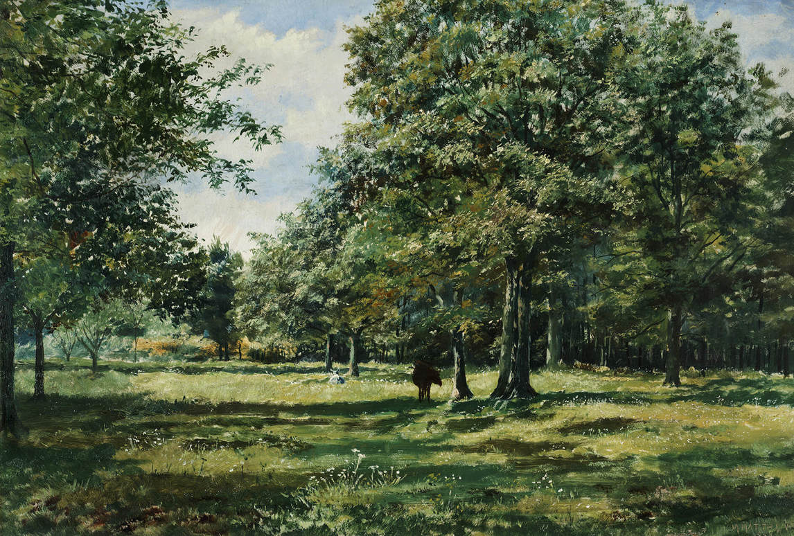 Summer Morning, Wychwood Park, Toronto, 1889, by Marmaduke Matthews